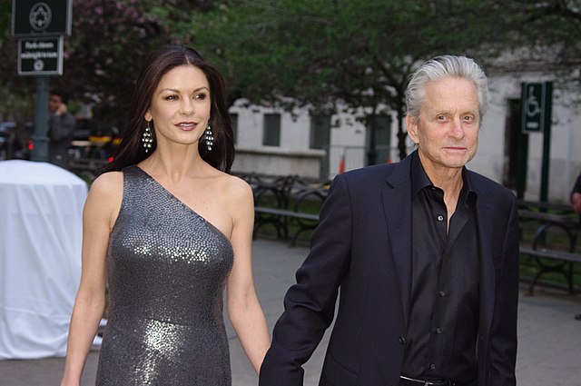 Catherine Zeta-Jones and Michael Douglas